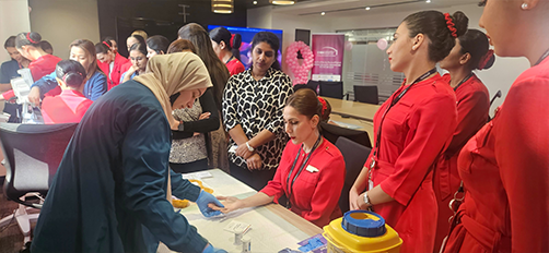 Breast Cancer Awareness Event at Air Arabia headquarter