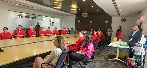 Breast Cancer Awareness Event at Air Arabia headquarter