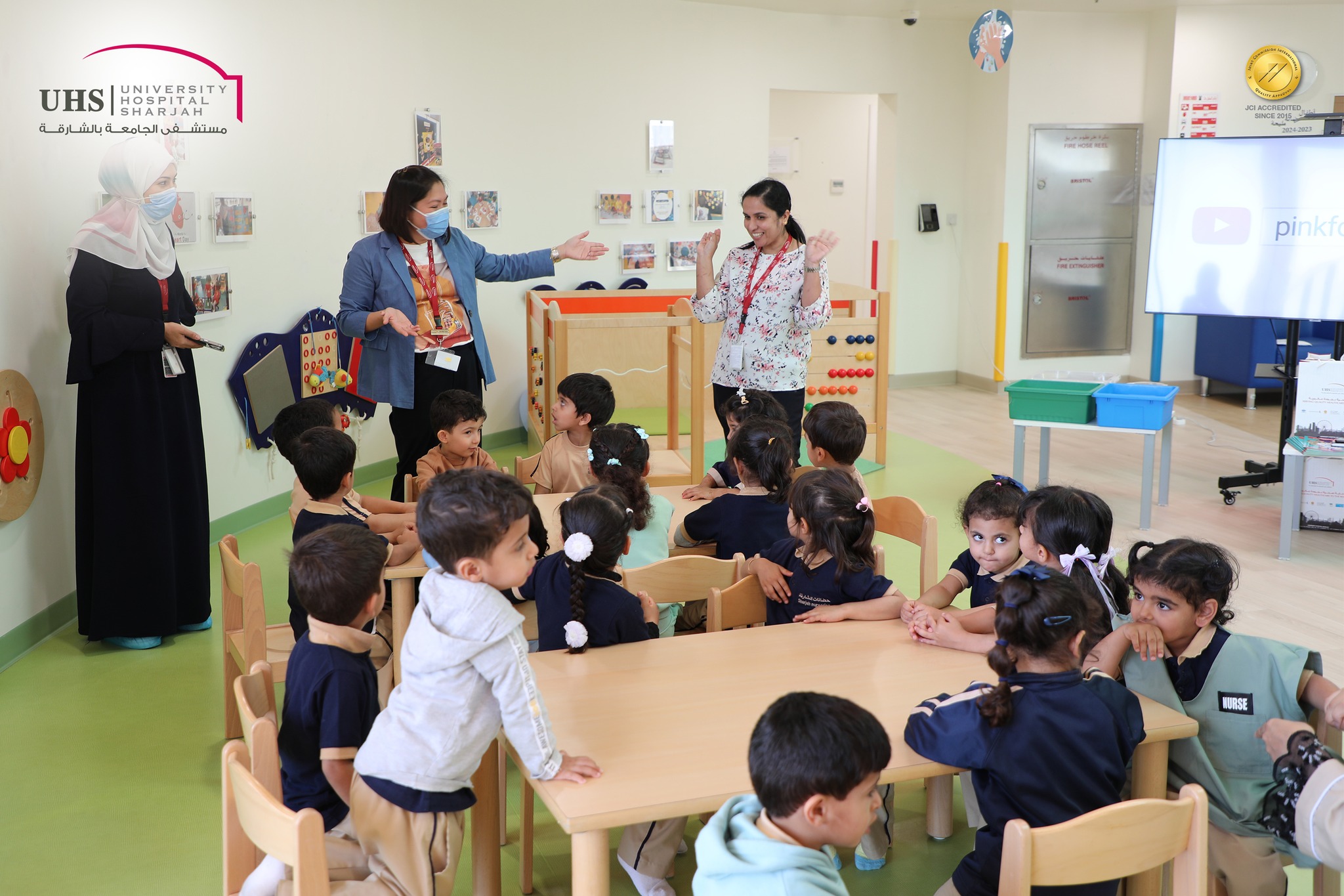 Hand-Washing Event at Mleiha Nursery