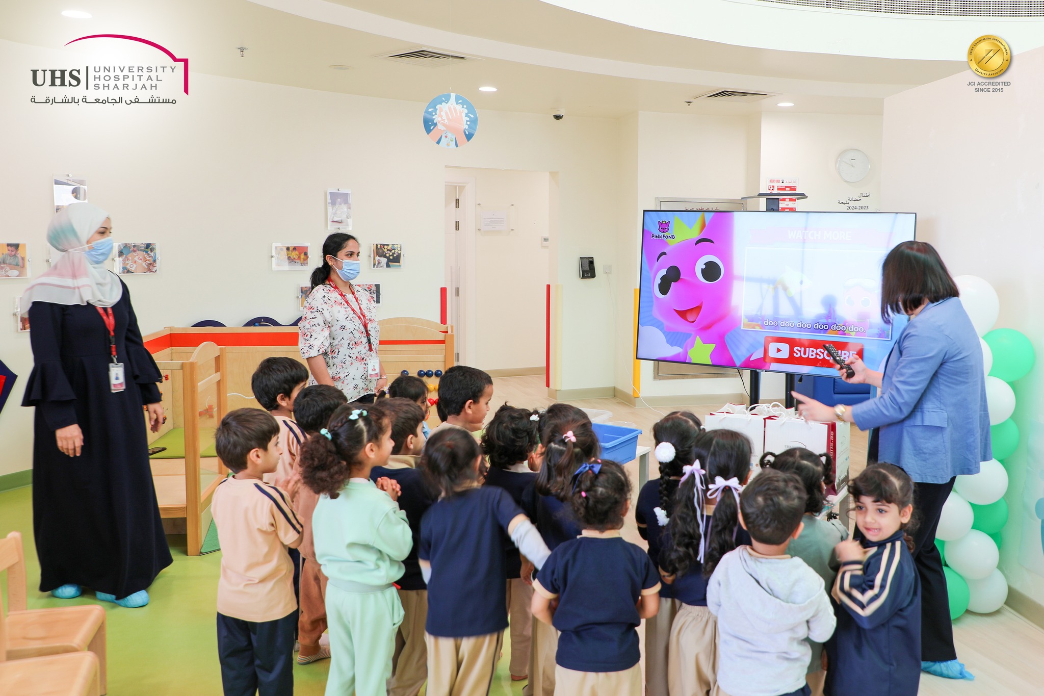 Hand-Washing Event at Mleiha Nursery