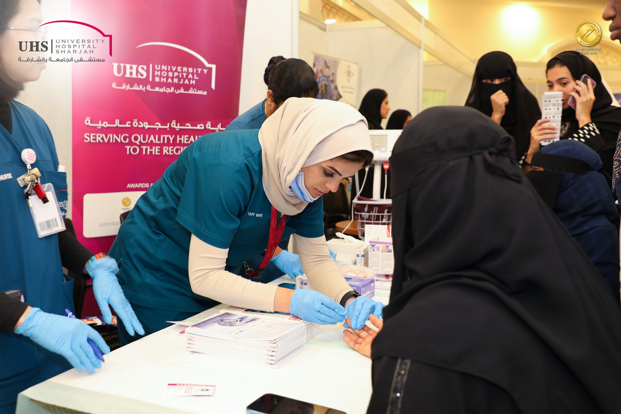 "Health is Happiness Exhibition" at Al Qasimia University