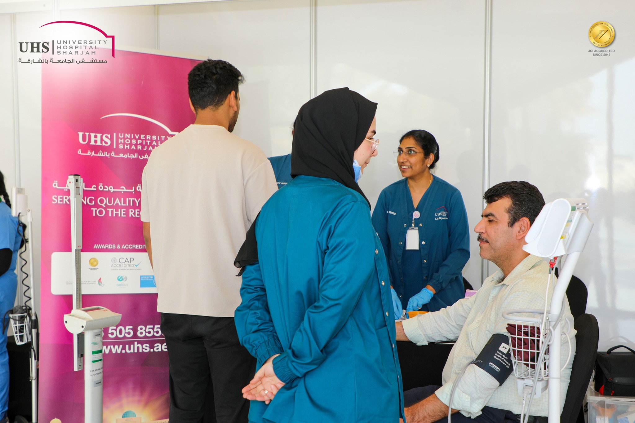 The annual Health, Community, and Environmental Awareness Exhibition at UOS