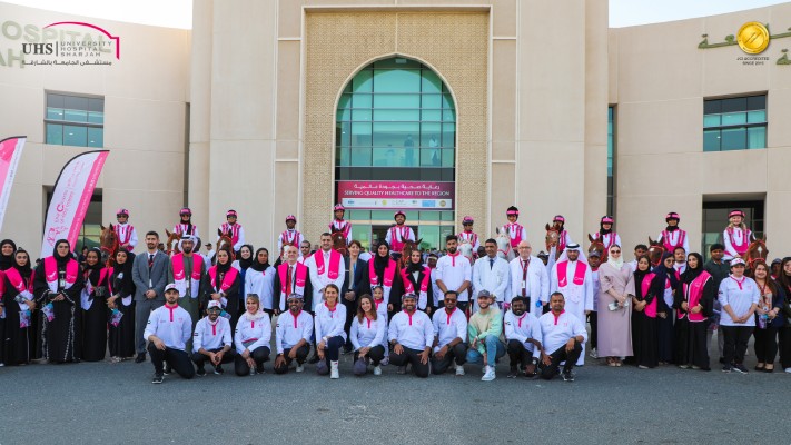 Pink Caravan at University Hospital Sharjah