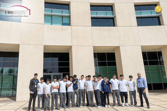 Students of Darb Al Saada Private School for Boys Visits UHS