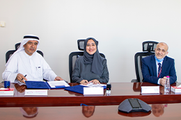  Contract Signage between University Hospital Sharjah and Sharjah Center for Learning Difficulties