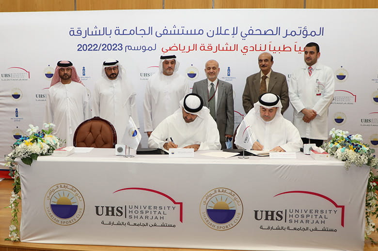 UHS is officially the medical sponsor for Sharjah Sports Club for the 2022-2023 season