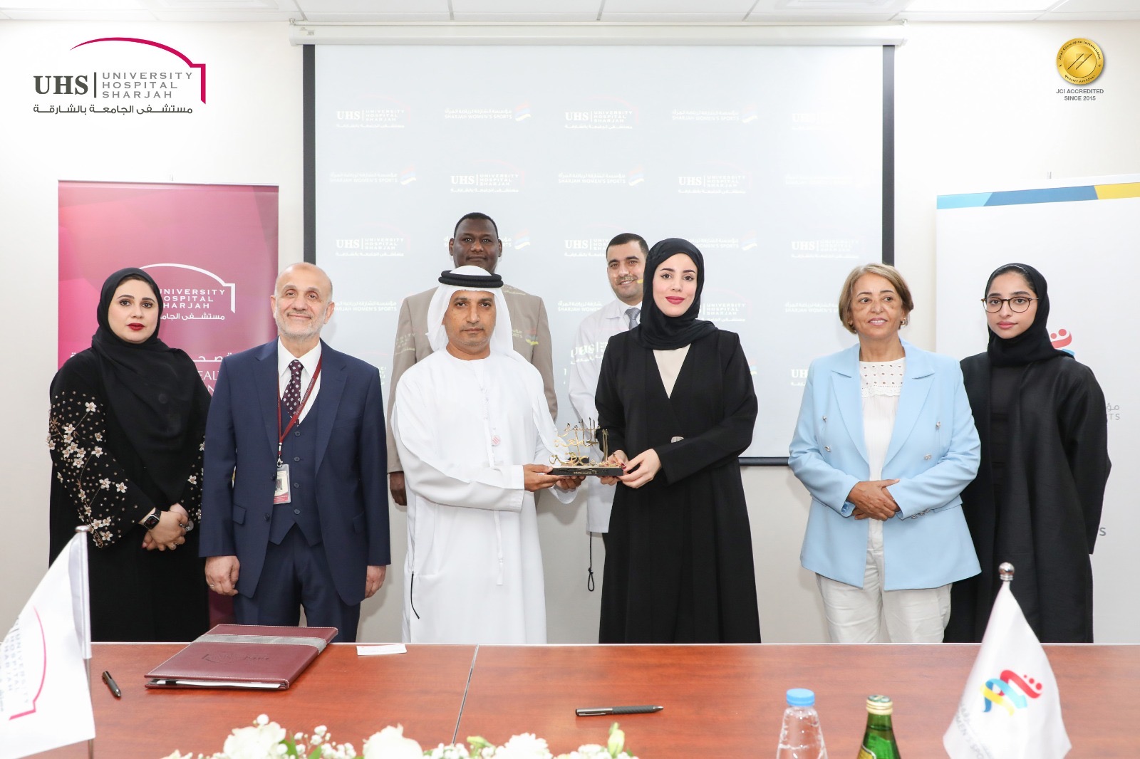 Joint Cooperation Agreement between UHS and Sharjah Women's Sports Foundation