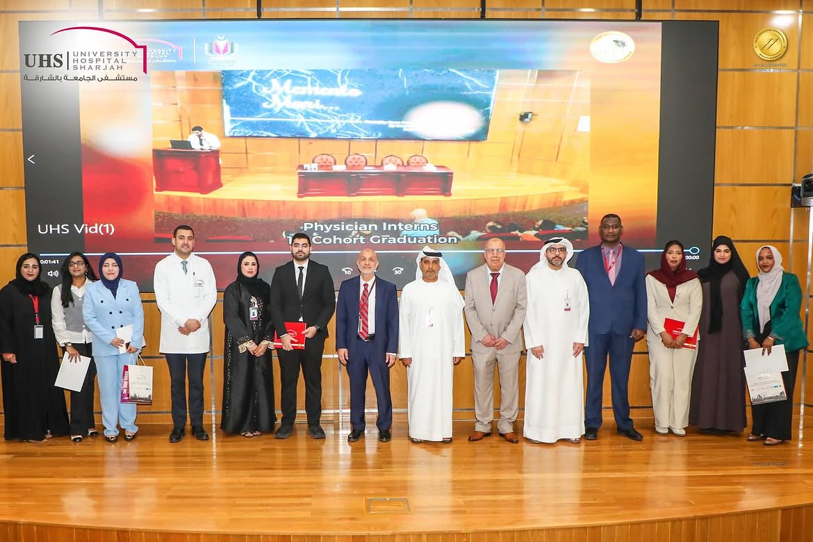University Hospital Sharjah Celebrates the Graduation of the First Cohort of Medical Internship Students for 2025–2026