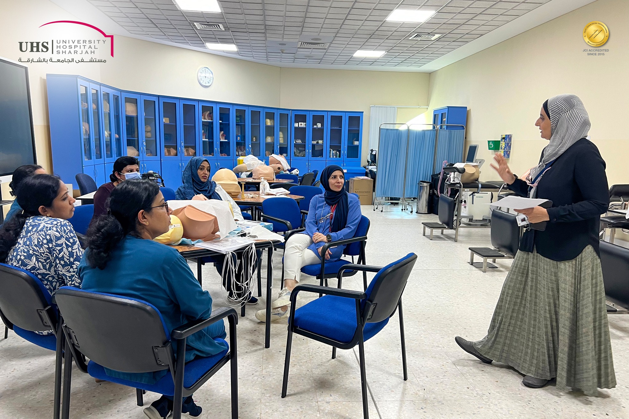 University of Sharjah Training on Handling Shoulder Dystocia Drills