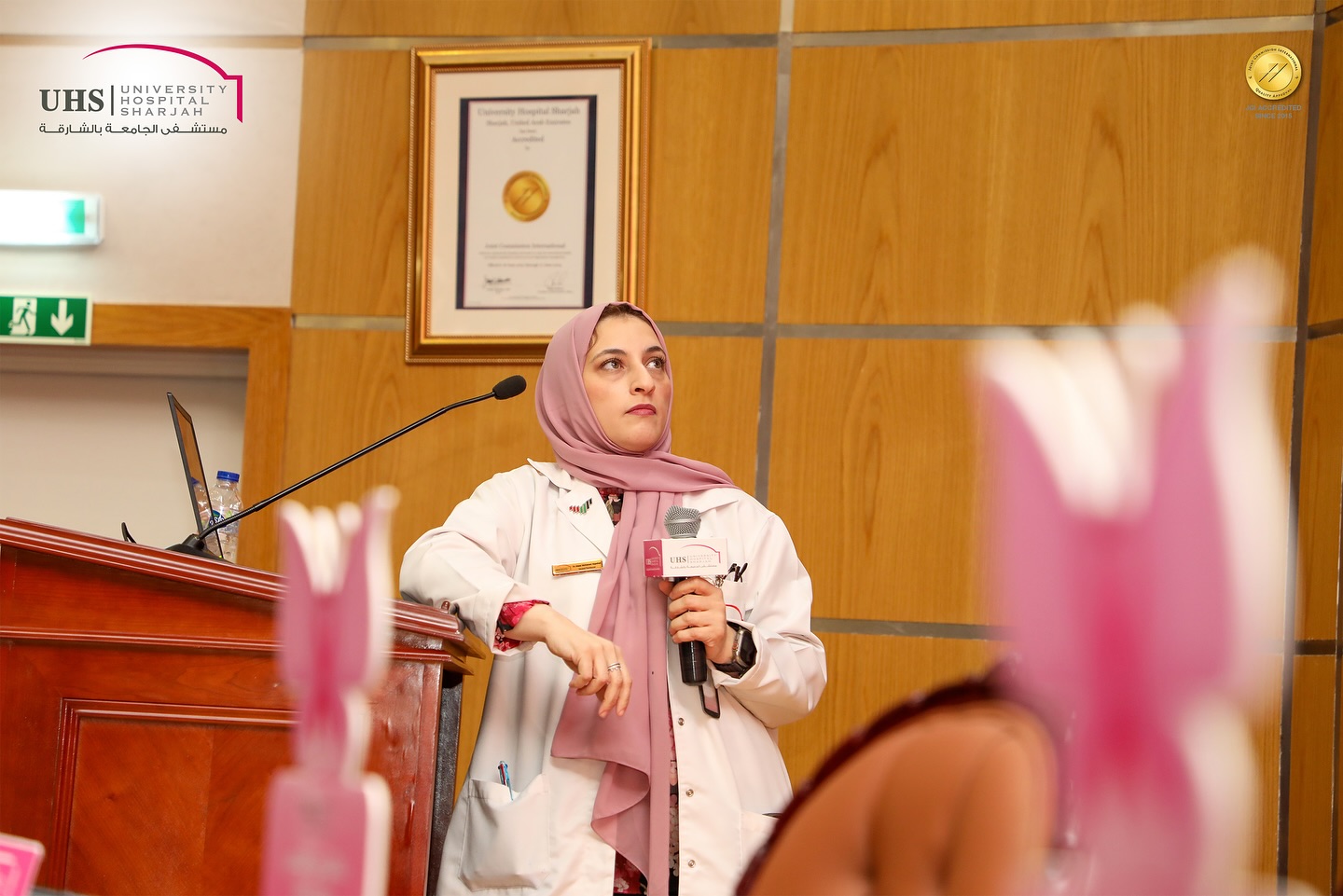 Breast Cancer awareness and self-examination workshop in collaboration with the SHA