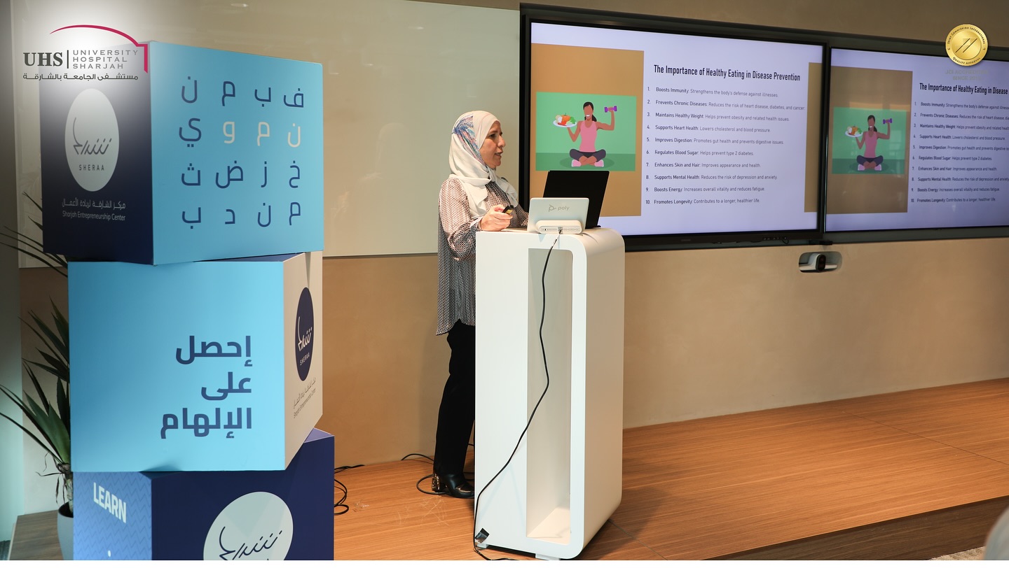 healthy nutrition Event at Shara'a Center for Entrepreneurship in Sharjah